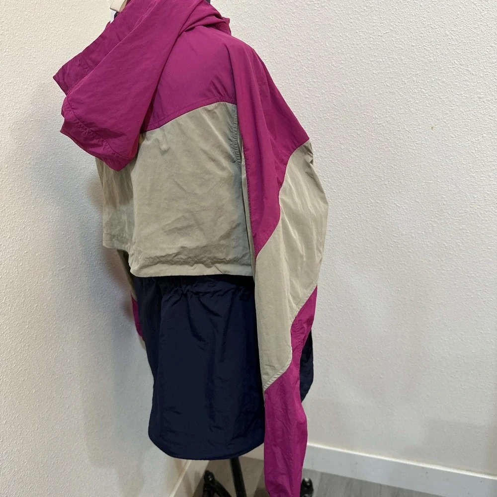 Lululemon Women's Evergreen Anorak Jacket Quarter Zip Drawstring Size 6
